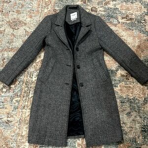 Abercrombie Grey Dad Coat